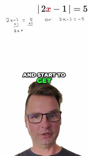 Solving the First Case in an Absolute Value Equation