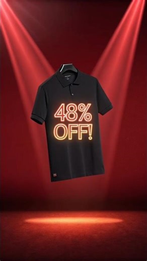 Under Armour Black Performance Polo Shirt – Premium Comfort with a Massive 48% OFF!