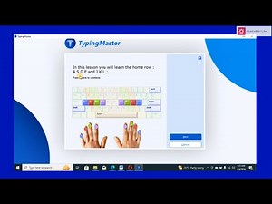 TYPING EXERCICE 1.1(FINGER POSITION AND NAVIGATION ON THE KEYBOARD)