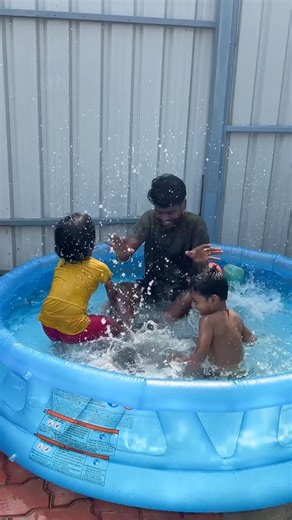 Summer Heat Remedy 😂 Adult and kids Swimming pool bath dub 🌟