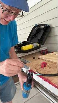 One method to bond stranded, wire, and solid wire using a torch and a wire nut