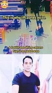 This video awareness purposes only. Stacking heavy cartons at height without proper clearance can create unexpected situations. Clear lift zones help protect everyone nearby. #WorkplaceAwareness #ForkliftSafety #LiftZone #safety #foryou #driver #virals | Vairal video