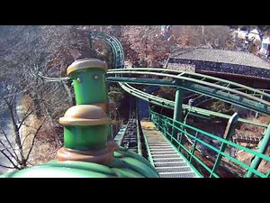 2019 에버랜드 리뉴얼 롤러코스터! 역주행 레이싱코스터 앞자리 탑승영상-Racing Coaster Back Drop front seat on-ride Everland 2019