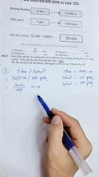 5th Grade Math - Converting Units of Velocity #maths #mathteacher
