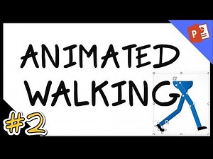 Realistic walk cycle tutorial in Powerpoint part 2/4