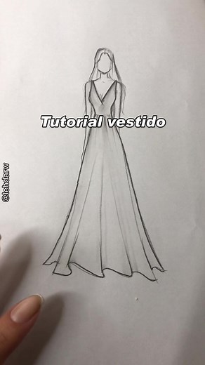 Como Desenhar Vestidos: Tutorial Completo