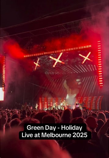 Green Day's Holiday Live Concert in Melbourne 2025