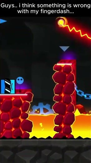 Fingerdash gameplay 01 #gd #geometrydash #fun #funny #jumpscare #trending #trend #fingerdash