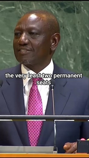 🇰🇪 William Ruto at UN: “Africa Deserves Permanent Seats on UN Security Council”