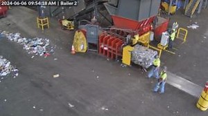 The explosion 🔥💣in this video happened yesterday at our recycling facility. Hazardous waste should never go in your trash & recycling containers! You are putting our team members in harms way when you do not dispose of items properly. Thankfully, no team members were hurt. We do not know the root cause of this explosion; however, most times these situations are due to a small / large propane tank that blows up when compacted. Please help us keep our team safe and check out this hazardous waste