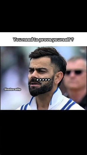 You need to prove yourself 💯 #cricket #viratkohli #rohitsharma #trending