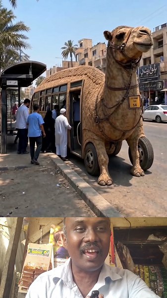 Camel Mini Bus #Camel #CamelBus #AIVideo #Creative #Amazing #Innovation #ConceptDesign #Viral