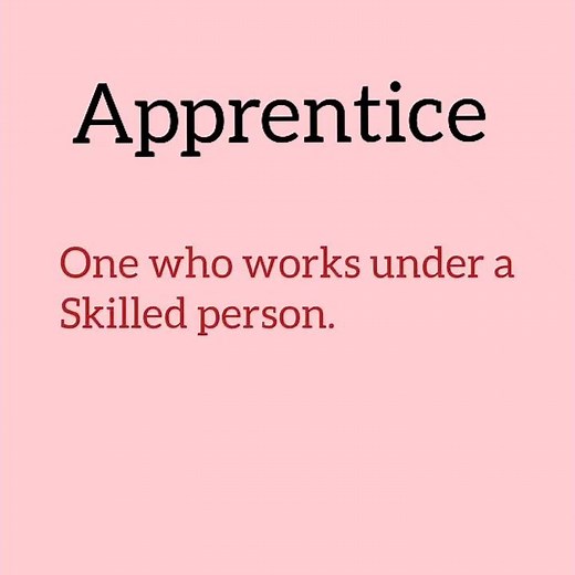 Apprentice