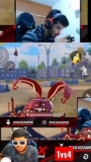 Kinganbru Reacting to Snax Gaming DP 28 Zeher Burst | BEST Moments In pubg mobile and BGMI, #shorts