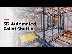 3D Automated Pallet Shuttle - Mecalux