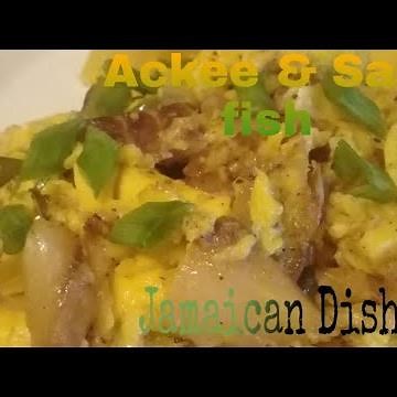 Ackee & Salt fish// How to cook ackee & salt fish// Jamaican Dish// How to prepare Ackee & Saltfish