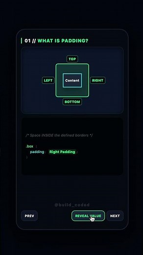 How to use css padding properties #programming #coding #htmlcss #css