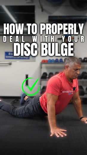 Dr. Rob Jones on Instagram: "If you have disc bulge or herniation listen up! Are you doing this move to loosen up your hip flexor or work your glute? It might actually be doing more harm than good. In fact, it can limit your hip mobility and even irritate your spine. Most people swing their leg way too far back because it feels like a stretch, but the hip joint only extends about twenty degrees. Anything past that comes from your spine, not your hip. And that creates more compression, not more m