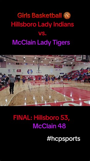 Hillsboro Lady Indians Secure Narrow Win Over McClain