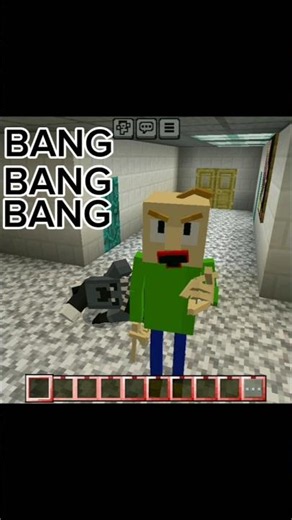 Baldi,but BANG BANG BANG! Minecraft Version 💥 #baldibasics #minecraft #animation #edit #pghlfilms
