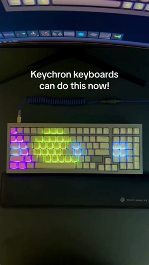 Did you know you can use SignalRGB with @Keychron keyboards? #signalrgb #keychron #rgbkeyboard #mechanicalkeyboard #pcmasterrace