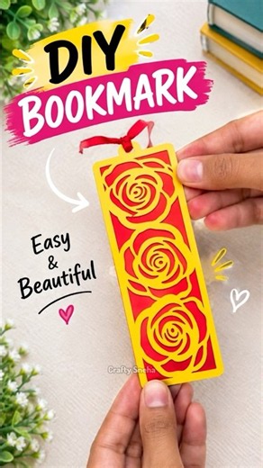DIY Bookmark Making | Easy & Beautiful Paper Bookmark | Handmade Bookmark Idea