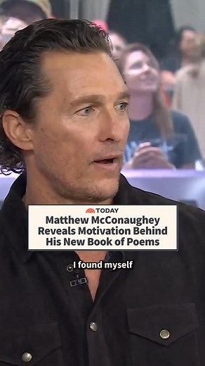 Actor Matthew McConaughey sits down with TODAY’s Craig Melvin to talk about his first book of poetry called “Poems & Prayers” and why he decided now was the time to release it after starting to write it at age 18. | Today Show