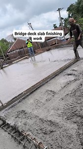Bridge deck slab concreting work. #bridge #deck #slab #concreting #work #Amazing #canadaengineer #canadaconstruction #usaconstruction | Al Amin Pabna