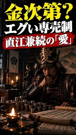 Was Naoe Kanetsugu’s “Love” Just About the Money? The Ruthless Monopoly That Saved the Uesugi Cla...