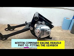 Norton Commando Engine Rebuild. Part 42: Fitting the Gearbox