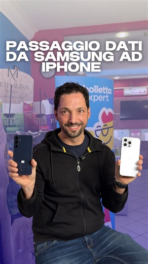 Passaggio dati da Samsung a iPhone: guida semplice