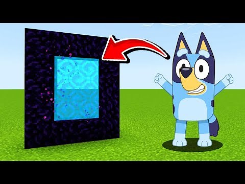 How To Make a portal to the Bluey Dimension In Minecraft!