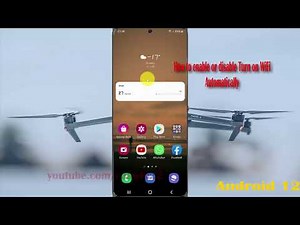 How to enable or disable Turn on WiFi Automatically in Samsung Galaxy S21 Plus