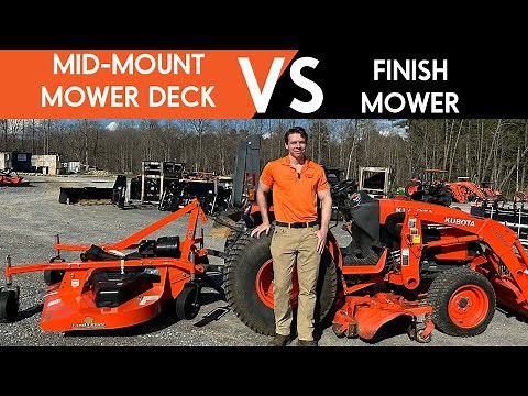 Mid-Mount Mower Deck vs Finish Mower
