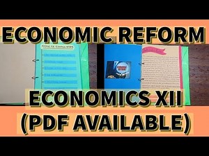 Project on Economic Reform since 1991 |Class-12th| ECONOMIC PROJECT | PDF AVAILABLE| CBSE| 2023-2024