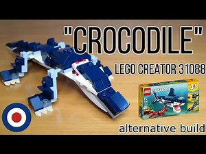LEGO Creator 31088 Alternative build tutorial CROCODILE、レゴクリエイター31088をワニに組み替え