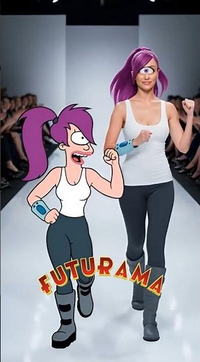 Futurama Characters Turned REAL?! Insane Glow-Up 🤣🚀 #reallife #futurama #cartoon #real #liveaction