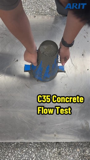 C35 Concrete Flow Test: How to Measure Flow Spread Accurately