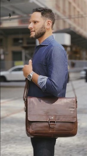 Buffalo Leather Messenger Bag Built for Life – #7314