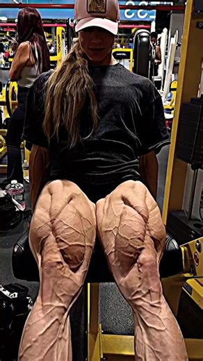 Muscular Girl Shocks Everyone in the Gym 😱