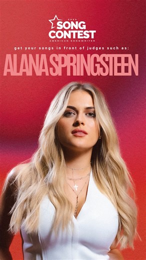 🎙️Meet 2025 American Songwriter Judge: @alanaspringsteen We’re thrilled to welcome Alana Springsteen—Columbia Records/Sony Music Nashville artist-songwriter hailed by PEOPLE as “the future of country music” and praised by NPR Music for “dissecting and making sense of life in your 20s”—to the judging panel for the 2025 American Songwriter Song Contest. Want to get your song heard by #AlanaSpringsteen? Enter now at the link in bio. | American Songwriter News