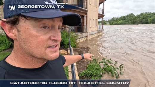 Flash flooding is still impacting parts of Texas. WeatherNation Field Correspondent Jonathan Petramala gives us a look at what residents in Georgetown, TX woke up to this morning—flooded streets and a swollen San Gabriel River. | WeatherNation