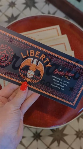 Liberty Tattoo Atlanta on Instagram: "Gift certificates make great stocking stuffers! Swing by the shop and pick one up today! We now have online gift certificates too! Link in the bio."