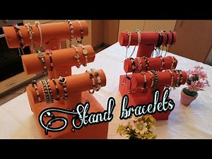Πως Φτιάχνω Οικονομικά Σταντ για Κοσμήματα |Diy Bracelet Stand Tutorial