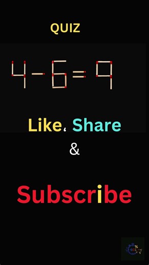 "Move JUST ONE Matchstick to Solve This Puzzle! 🔥 Can You Beat It? #Challenge #quiz #PuzzleTime"