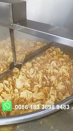 Automatic French Fries Fryer Round Pot Deep Frying Machine |