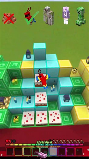 CREEPER EXPLOSION CHALLENGE #minecraft #shorts #challenge