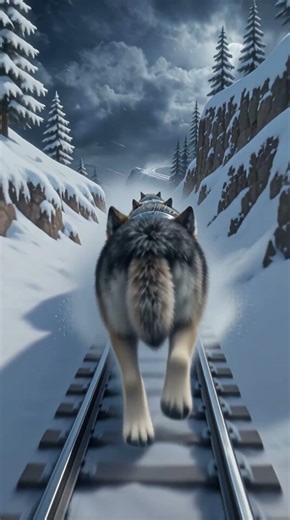 Wolf Pack becomes a Train in a Blizzard 🐺❄️