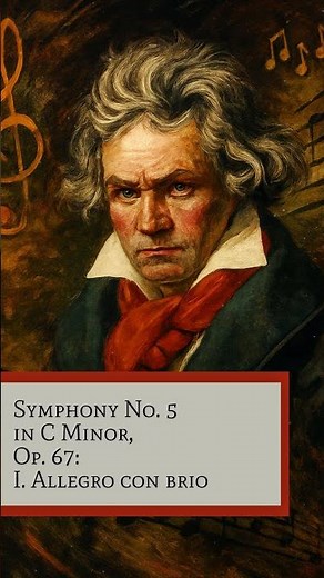 Beethoven’s Iconic Power | Symphony No. 5: Allegro con Brio ⚡🔥 #ClassicalMusic #Shorts