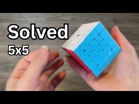 How To Solve A 5x5 Rubik’s Cubes